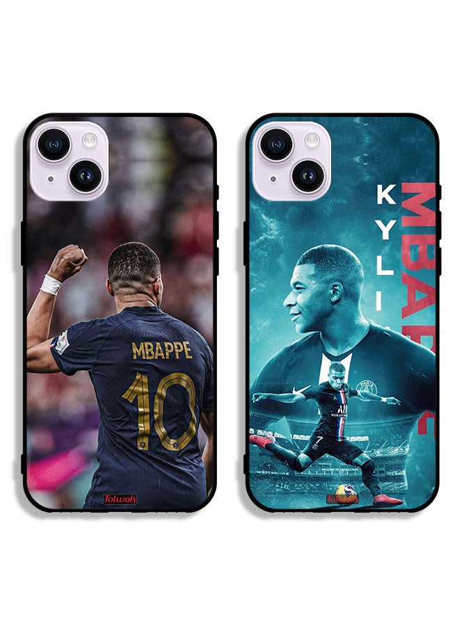 Tolwak Two Cases For Apple iPhone 14 Protective Covers Mbappe 10 - Image 1