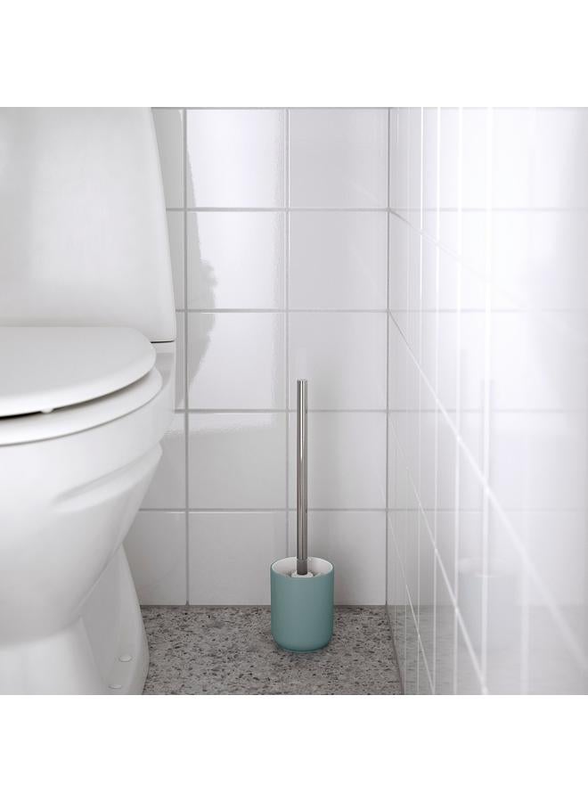 erorex Toilet Brush, Light Grey-Turquoise - Image 2
