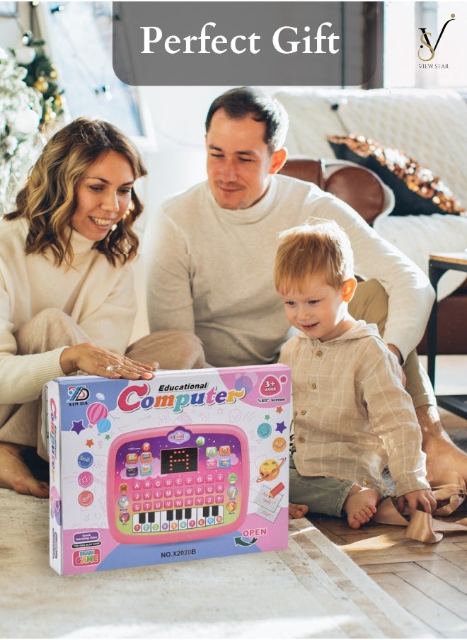 VIEW STAR - Viewstar Kids Tablet Toddler Learning Pad - Interactive Learning Toy with Alphabet, Numbers, Words, Music & Math - Educational Tablet for Boys & Girls -  Develops Language, Memory Skills - Image 1