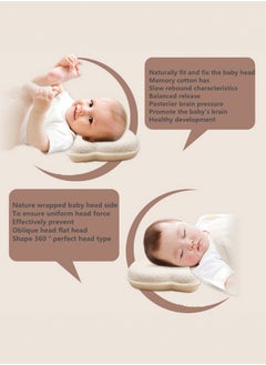 Hidetex Hidetex Baby Pillow - Preventing Flat Head Syndrome (Plagiocephaly) for Your Newborn Baby，Made of Memory Foam Head- Shaping Pillow and Neck Support (0-12 Months)  - Image 4