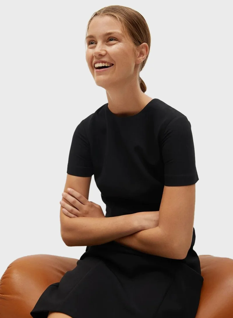 MANGO Classic Knit Dress