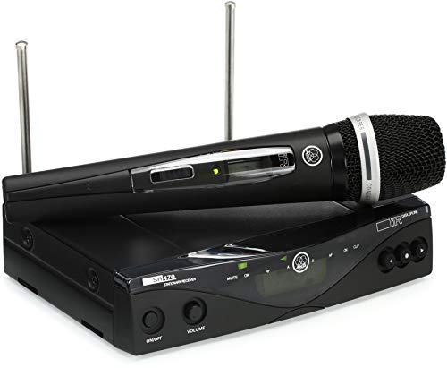 AKG Pro Audio WMS470 Vocal Set C5 Band 7 Wireless Handheld Microphone System with SR470 Stationary Receiver and HT470/D5 Handheld Transmitter - Image 2