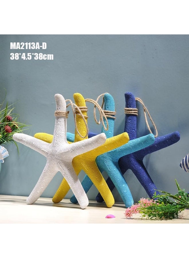 YINZUO YINZUO Starfish Ornament Mediterranean Starfish Wall Hanging Decor  - Image 2