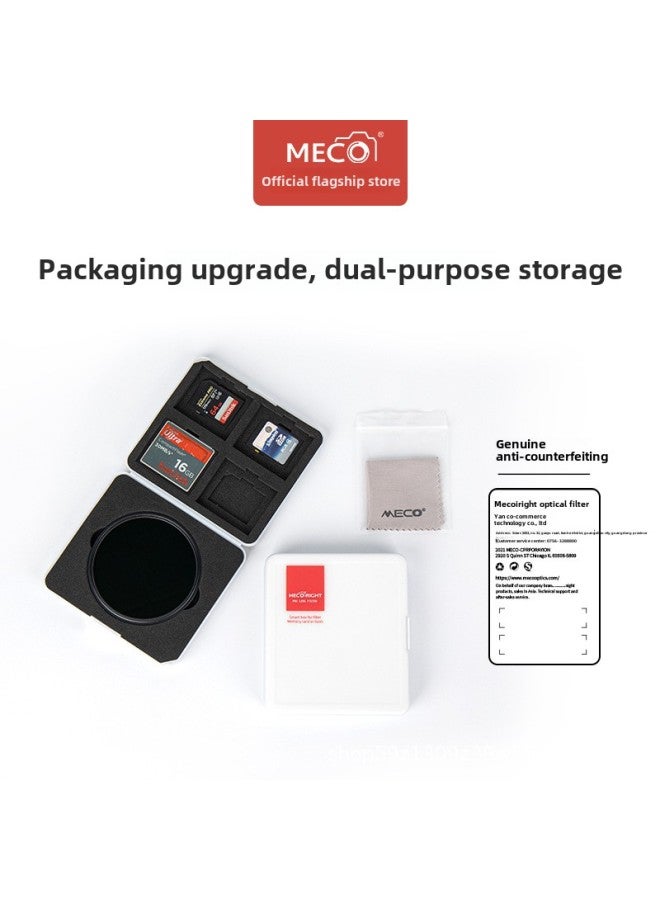 MECO Film Brushed Filter White Blue Orange Rainbow Glare Spot Creative Special Effects Starlight Night 77/82mm-Color:55mm-special Effect Filter-rainbow Glare  - Image 5