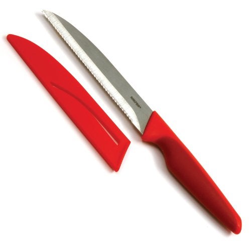 Norpro Grip-EZ 2-Piece 3.5 Paring and 5-Inch Tomato/Utility Knife Set, One Size, Multicolored (1218) - Image 3