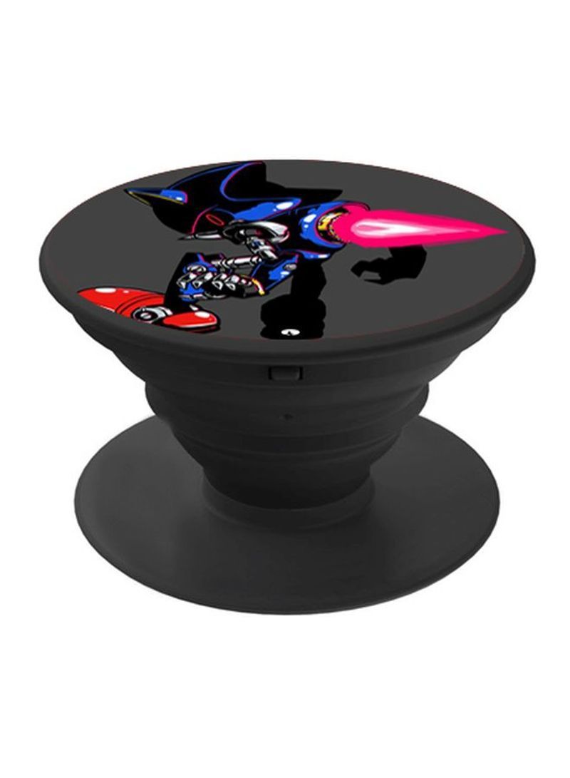 RKN Printed Pop Socket Phone Grip Black/Blue/Pink - Image 2