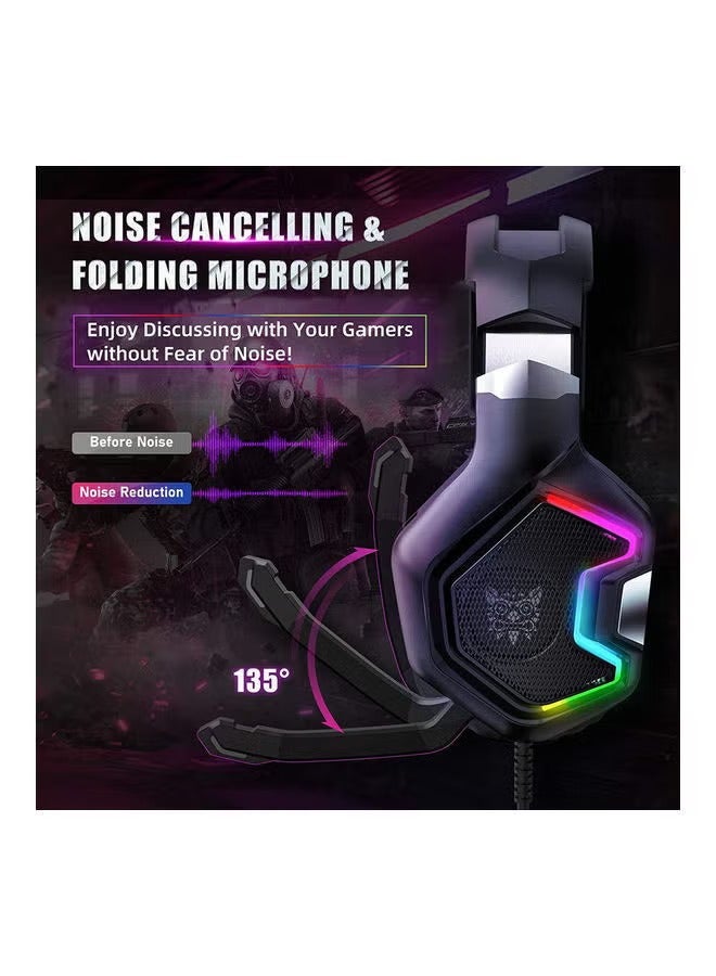 onikuma K10 Pro Wired Stereo Gaming Headset With Microphone - Image 3