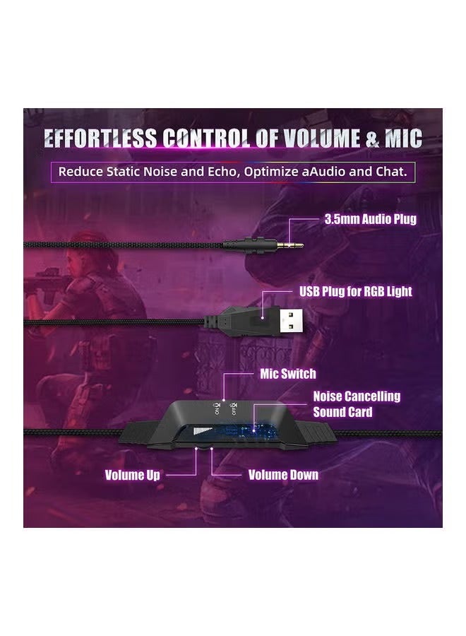 onikuma K10 Pro Wired Stereo Gaming Headset With Microphone - Image 5