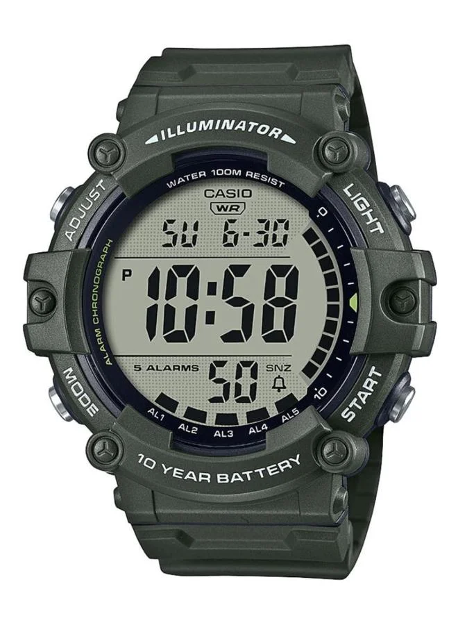 كاسيو Men's Resin Digital Watch AE-1500WHX-3AVDF - 51.3 mm