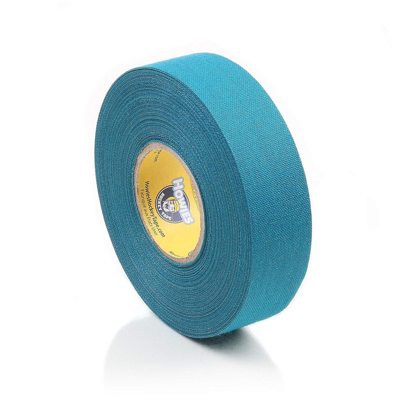 Howies Hockey - Teal Hockey Tape 1 Pack - Cloth Stick Tape - Strong, Long-Lasting Adhesive for Stick Blade, Lacrosse, Baseball - 1 Inch x 24 Yards - Professional Quality - Image 1