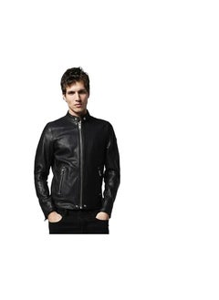 Generic TOP LEATHER (C24) from Collar Premium Leather Jacket Men - Vintage Style Everyday Wear Real Lambskin Mens Leather Jacket  - Image 3