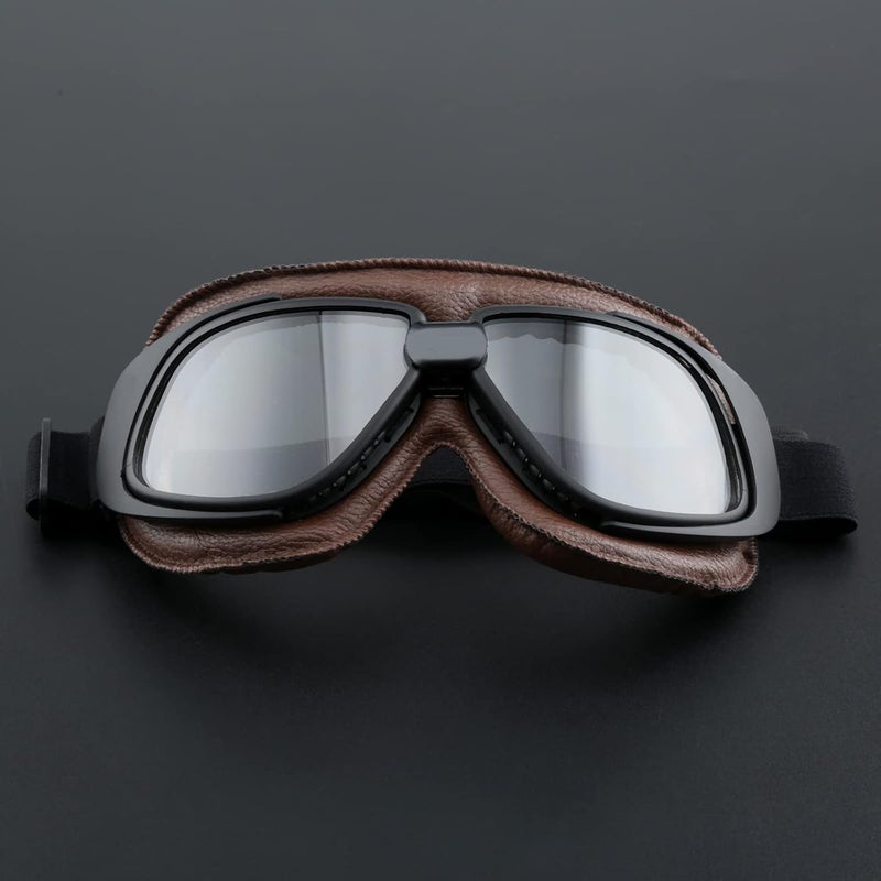 MUXSAM Motorcycle Goggles Vintage Anti Fog Pilot Glasses Dustproof ATV Off Road - Image 5