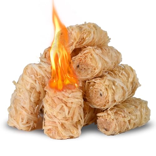 SUNLIFER Natural Fire Starters for Grills: Premium Waterproof Quick Firestarters Sticks | Odorless Fire Starter for Campfires | Fireplaces | Wood Stove | BBQ | Smoker | Fire Pit - 72 pcs - Image 1