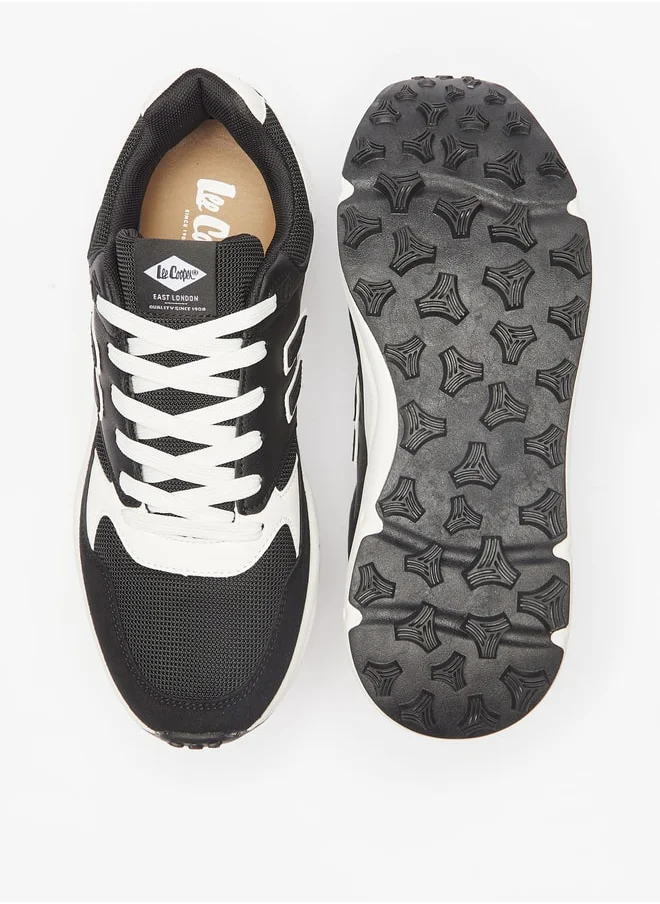 لي كوبر Men's Lace-Up Low Ankle Sneakers