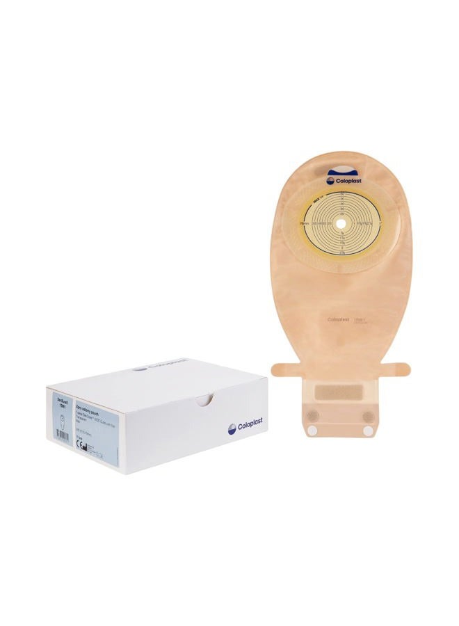 Coloplast SenSura Ostomy Pouch Xpro One-Piece System 3/8 to 3 Inch Stoma Drainable Flat, Trim To Fit - Image 1