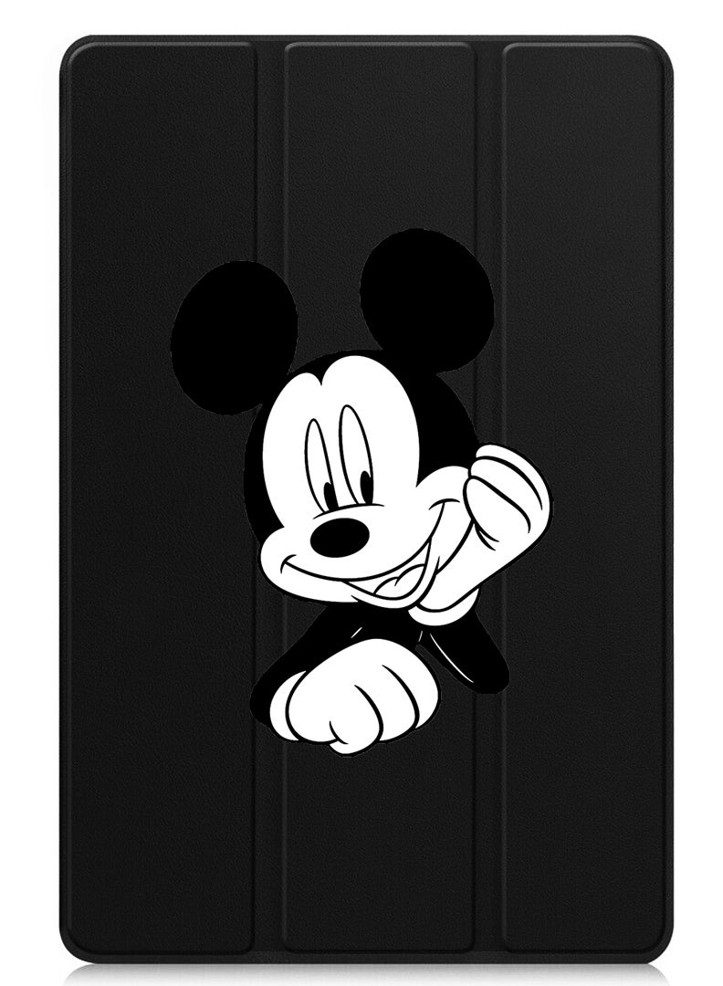 Theodor Protective Flip Case For Lenovo Xiaoxin Pad (2024) With Trifold Stand Auto Wake Sleep Shockproof Cover Mickey - Image 1