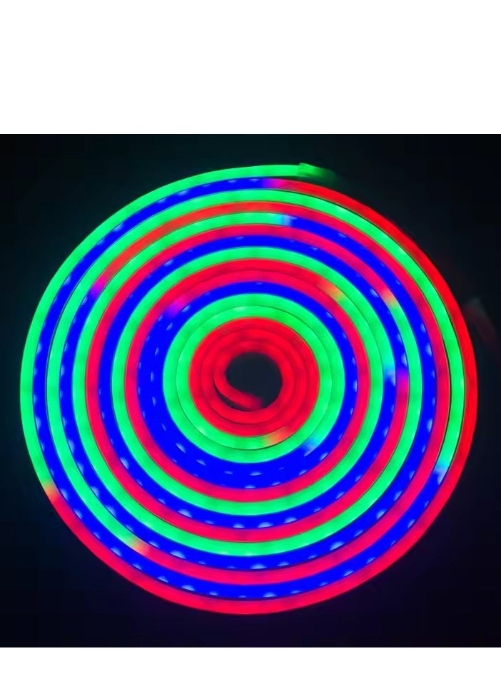 5M Flexible Smart RGB LED Neon Strip Light with App/Remote Control,Flexible Led Rope Lights,Multiple Modes,IP65 Outdoor Neon Lights Waterproof,Music Sync Gaming Led Neon Strip Lights for for Home Decor Kitchen Bedroom