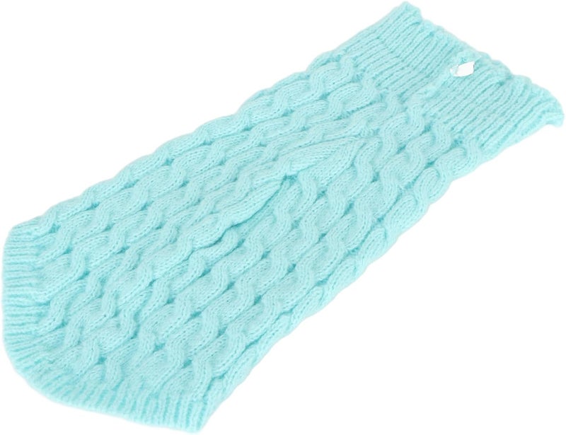Stylish High Neck Dog Sweater Warm Pet Pullover Sweater for Dogs and Cats, Elastic Hem Design, Fashionable and Cute, Wool Material (XL) - Image 2