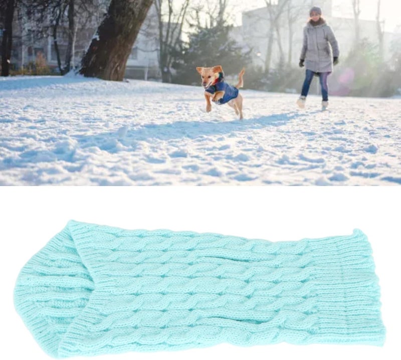 Stylish High Neck Dog Sweater Warm Pet Pullover Sweater for Dogs and Cats, Elastic Hem Design, Fashionable and Cute, Wool Material (XL) - Image 5