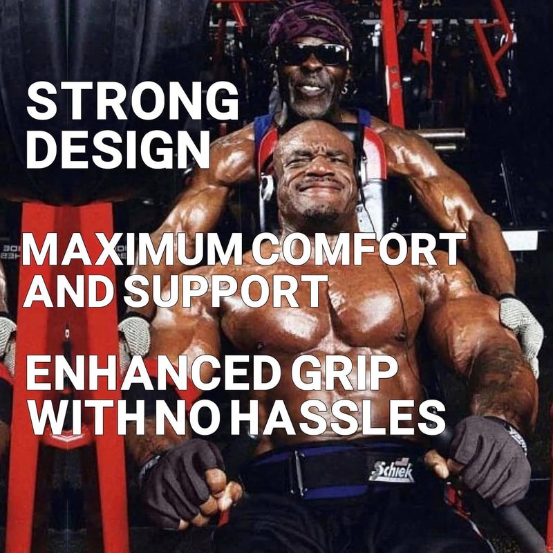 Schiek Sports 530 Platinum Lifting Gloves with Gel Pad - Amara Leather Weightlifting Gloves for Men and Women - Image 5