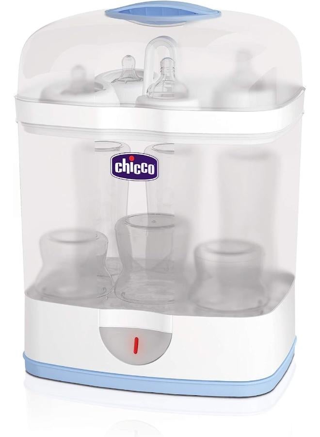 شيكو معقم زجاجات رضاعة كهربائي 2 في 1 بالبخار قابل للتعديل يعقم حتى 6 ببرونات 330 مل تعقيم سريع في 5 دقائق جهاز تعقيم لهايات ومضخة حليب للاطفال حديثي الولادة - Image 3