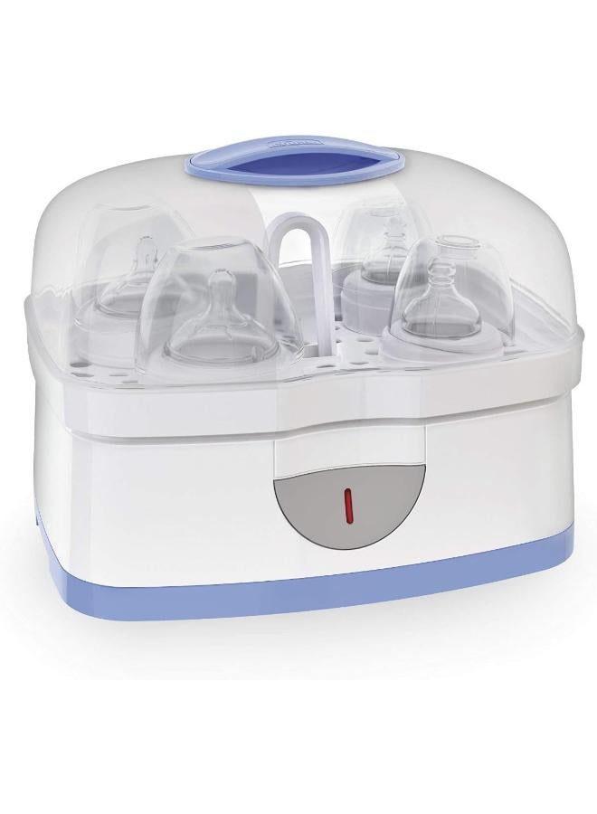 شيكو معقم زجاجات رضاعة كهربائي 2 في 1 بالبخار قابل للتعديل يعقم حتى 6 ببرونات 330 مل تعقيم سريع في 5 دقائق جهاز تعقيم لهايات ومضخة حليب للاطفال حديثي الولادة - Image 5