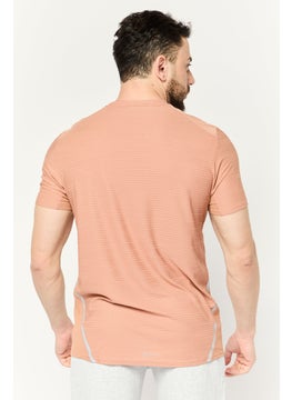 Men Sportswear Fit Short Sleeves Running T-Shirt, Tan - pzsku/ZEBDCAF41E6707AE5D469Z/45/_/1740233315/c6d1f22f-fe80-4064-bdfe-e3c753bb6143