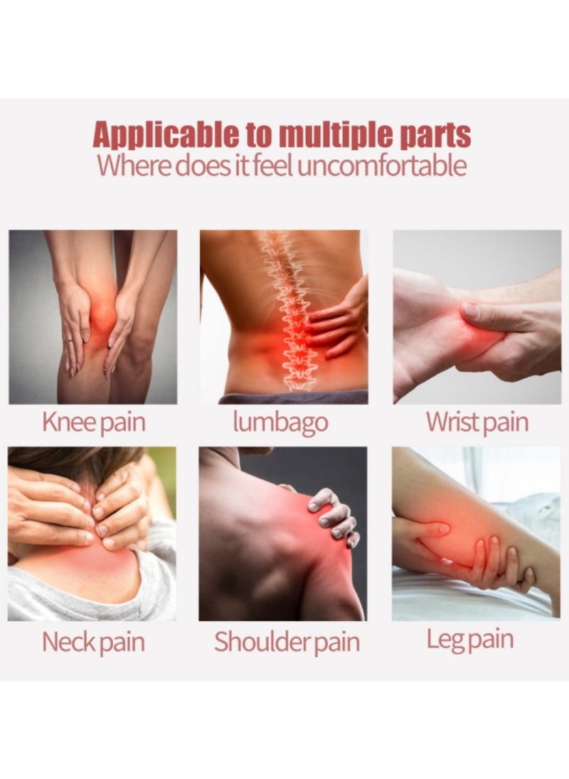 SOUTH MOON Ginger Knee Patch Pain Relief Warming Plaster Arthritis Pain Patches Heat Patches for Knee Pain Relief and Inflammation Long Lasting Relief of Joint Pains, 12 Pieces  - Image 3