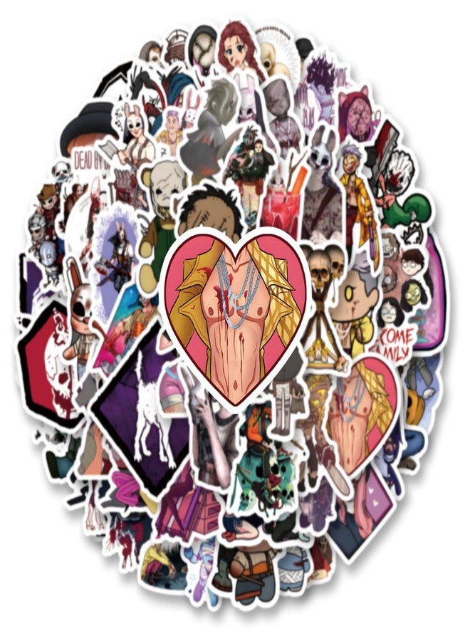 YEESACG 50pcs Horror-Themed Asymmetric Competitive Game Sticker, Cute Cartoon Vinyl Waterproof Stickers for Water Bottle,Skateboard,Laptop,Phone,Journaling,Scrapbooking Decals for Party Supply - Image 4