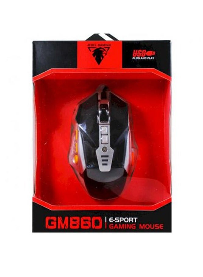 جي ديل ماوس ألعاب سلكي ضوئي GM860 8D من جي ديل - Image 2