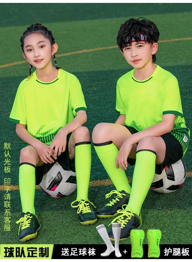 Children's Football Uniforms For Girls And Boys Primary School Students Competition Training Competition Primary School Students Printing Kindergarten Custom Printing