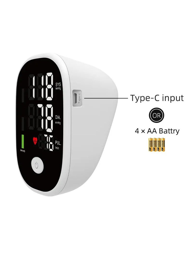 Pressure Monitor，Automatic Upper Arm Pressure Monitor, With Voice and LCD Digital Display Easy Measurements And Accurate Results