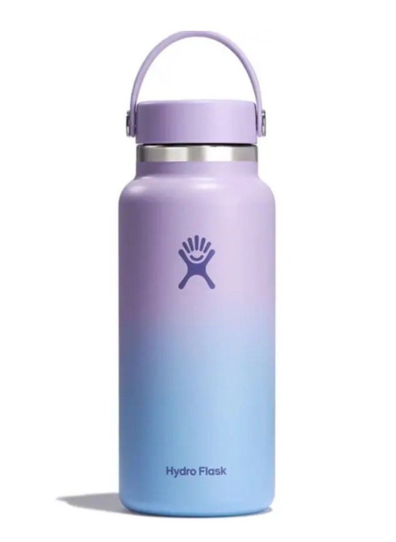Hydro Flask Hydro Flask 32oz Wide Mouth Vacuum Insulated Stainless Steel Water Bottle With Lid for Cold Drinks, Sports, Travel, Car, Gym, Outdoors, School - Purple  - Image 1