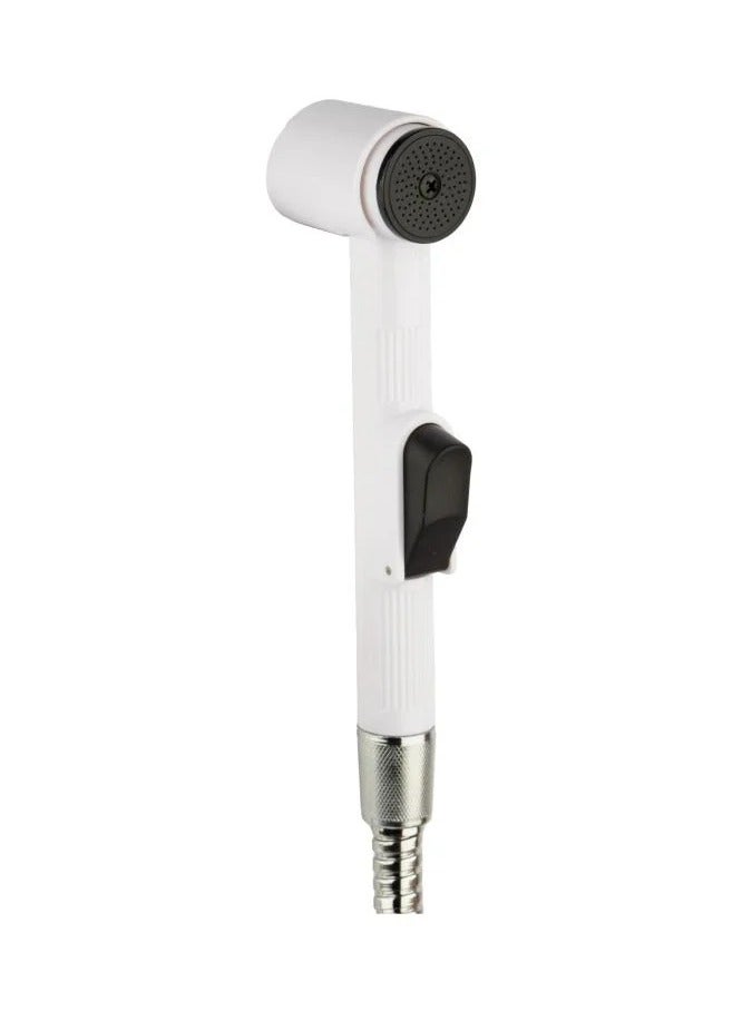 tucra TUCRA Luxury White Handheld Bidet Sprayer | Ergonomic Design with Balanced Water Pressure | Flexible Leak-Proof Hose | Premium Build & Easy Installation