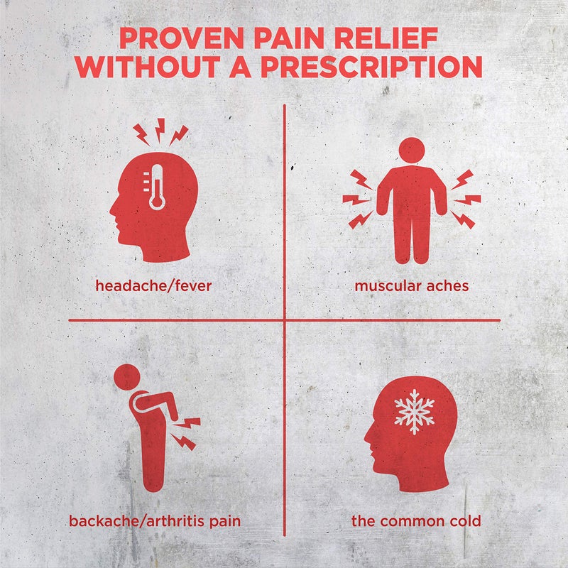 GoodSense Extra Strength Pain Relief, Acetaminophen Caplets, 500 mg, 500 Count - Image 3