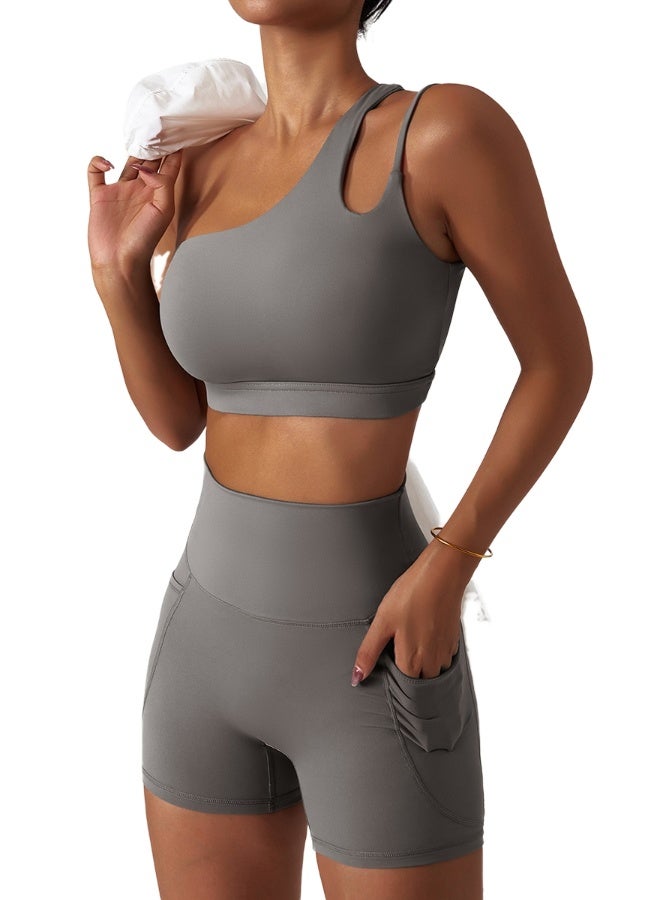 KAWN.YOGA KAWN YOGA Womens High Waist Contour Seamless Workout Sport Yoga Shorts Tummy Control With Pockets. - Image 5