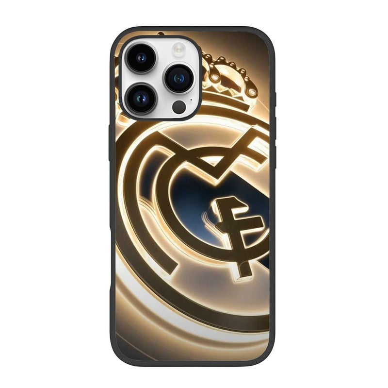 Silk Route Style 1 Real Madrid Logo Design Mobile Back Cover for Apple iPhone 13 Pro Max Multicolor