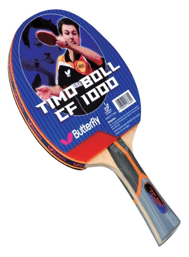 Butterfly Timo Boll CF 1000 Wood Table Tennis Bat, Multicolour - Image 1