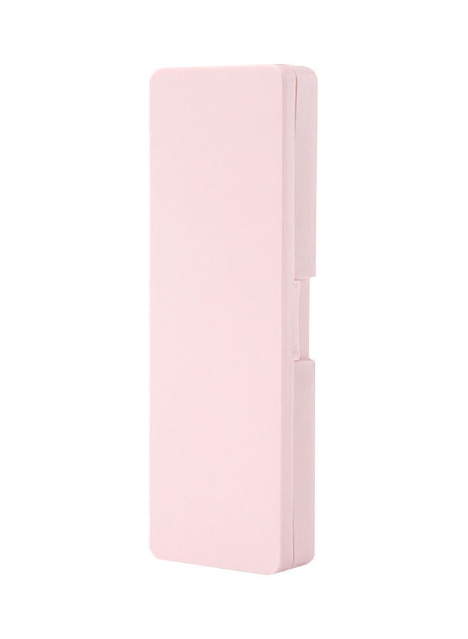 NIBEMINENT Plastic Pencil Stationery Box Pink - Image 1