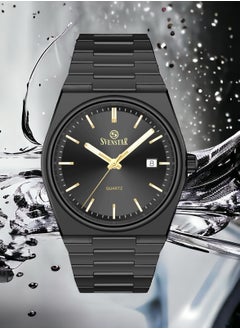 Black bracelet and black dial