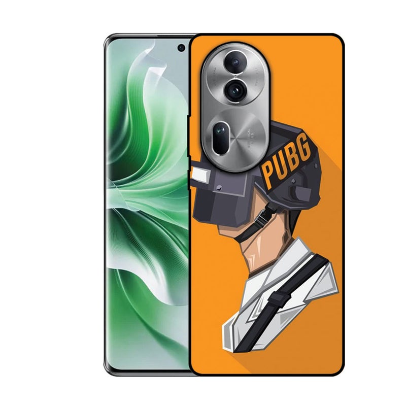 EYE CATCH Printed Protective Case Cover For Oppo Reno 11-  PUBG - Image 1