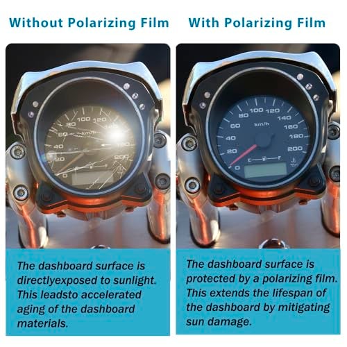 Luenir Adhesive Polarized Film Sheets 0/90/45/135 Degree Polarizer Linear Polarizing Filter 11.8x9 inches for Screen Repair and Educational Physics, 4 Pack - Image 5