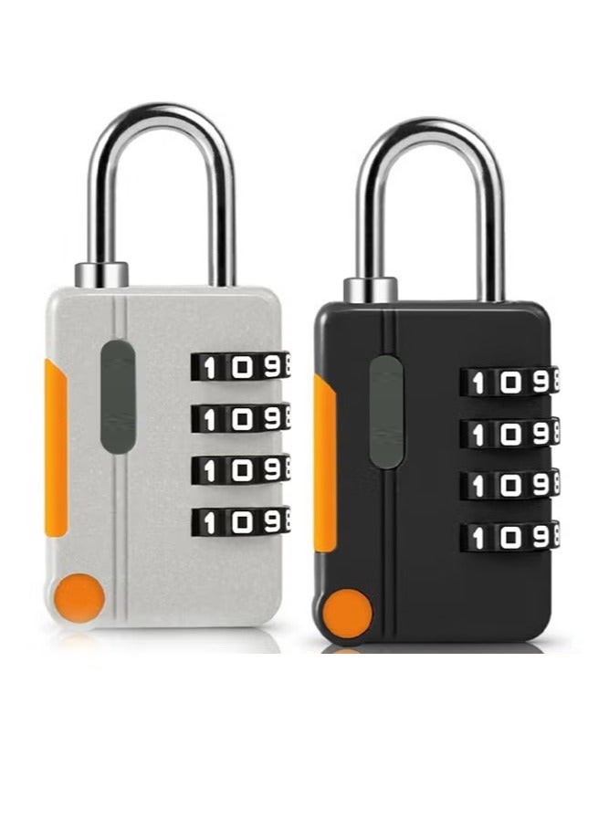 Drawer and suitcase combination lock, black and grey, 2 pieces - Image 1