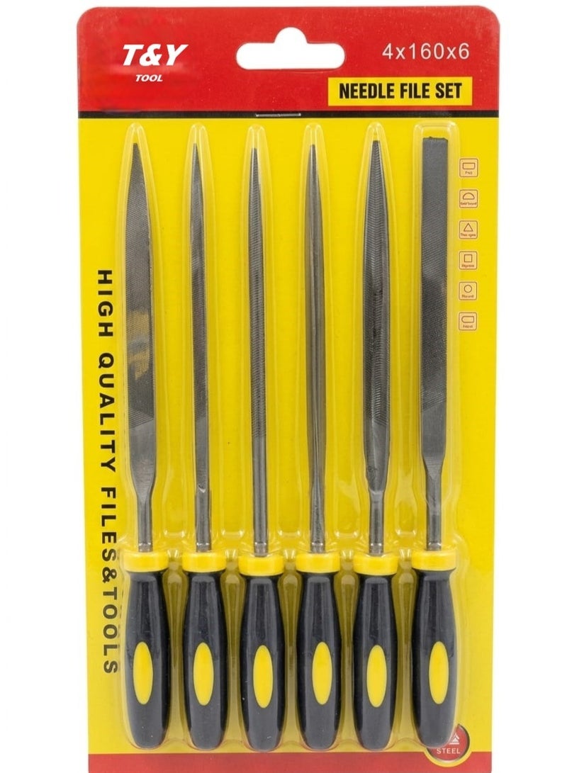 T&Y Needle File Set 4x160x6