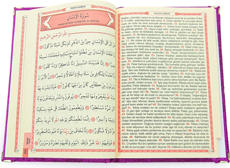İhvan Online Ihvan Online Velvet Covered Yasin Book - Personalized Plexiglass - Medium Size - Mawlid Gift - Fuchsia Color