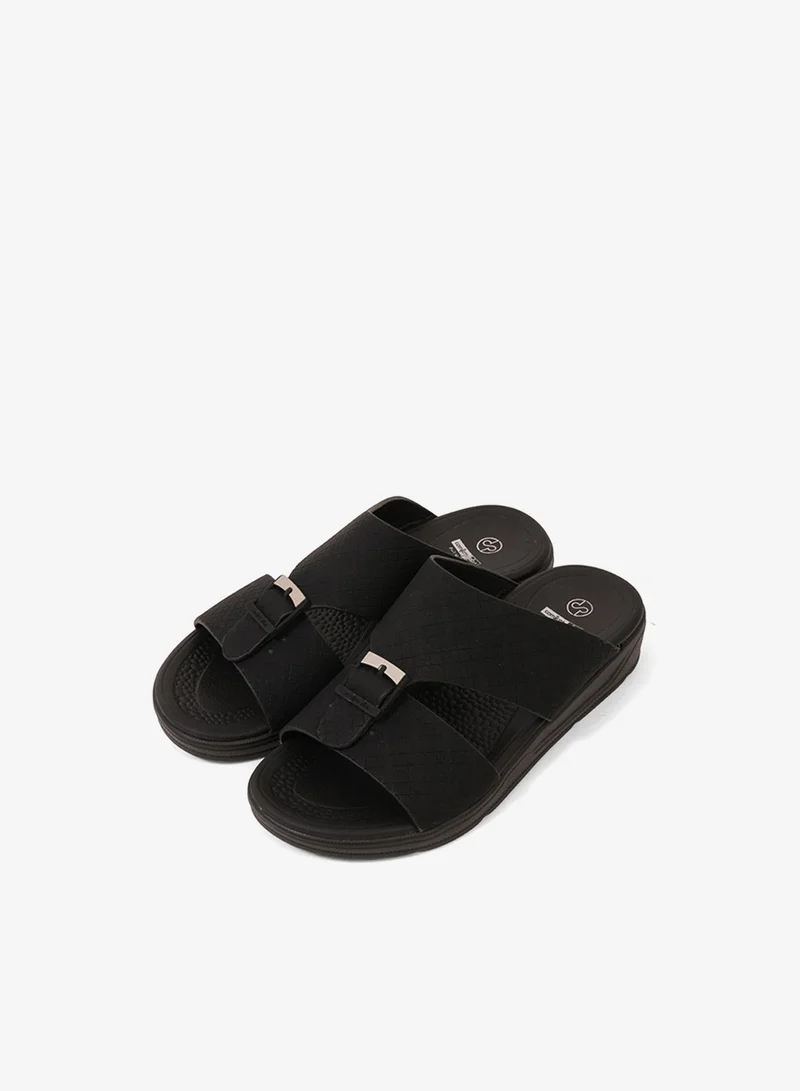 Comfort Plus  COMFORT PLUS BOYS CLASSIC ARABIC SANDALS BLACK for Kids | Best Price UAE
