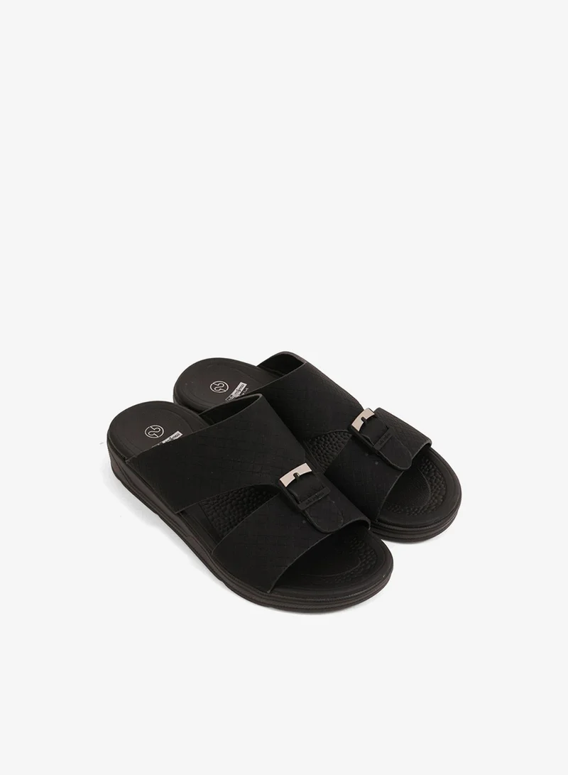 Comfort Plus  COMFORT PLUS BOYS CLASSIC ARABIC SANDALS BLACK for Kids | Best Price UAE