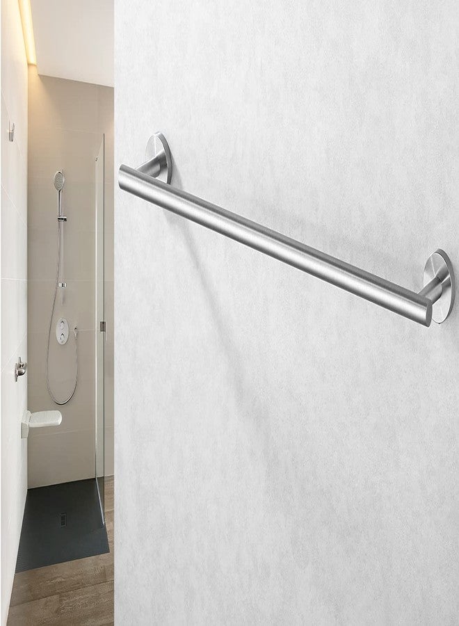 taun 24 Inch Towel Bar 2 Pack for Bathroom 9/12/16/24/28/33 Inch Kitchen Hand Towel Holder Brushed Nickel Stainless Steel 304 RUSTPROOF Wall Mount Towel Rod 2 of Pack (2, Brushed Nickel, 24 Inch) - Image 5