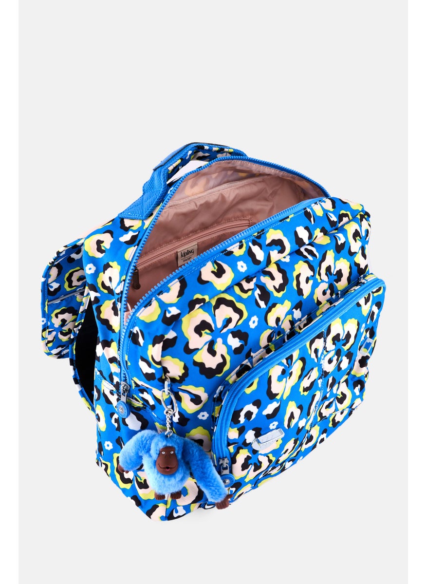 kipling Women Allover Printed Backpack, Multicolor  - Image 3