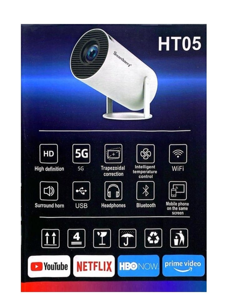 Smart Berry 5G WiFi Wireless Android Projector - Image 5